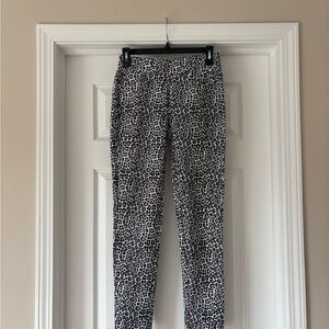 Michael Kors Monochrome Animal Print Chinos